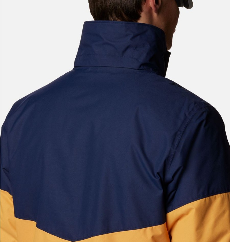 Yellow Columbia Last Tracks Insulated Men's Ski Jacket | 67138VAZF