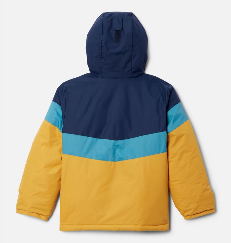 Yellow Columbia Lightning Lift II Kids' Jacket | 05938YLQE