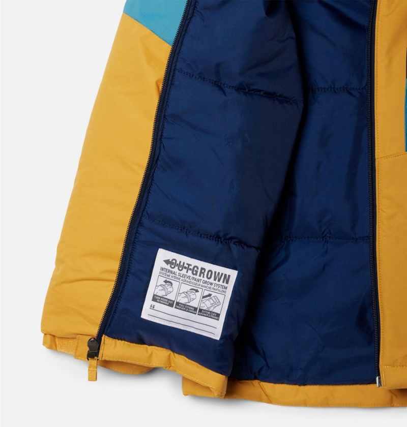 Yellow Columbia Lightning Lift II Kids' Jacket | 05938YLQE