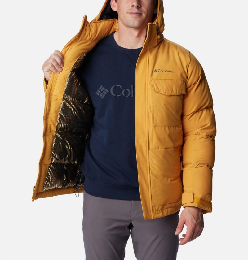 Yellow Columbia Marquam Peak Fusion Insulated Men's Puffer Jacket | 84125OSNE