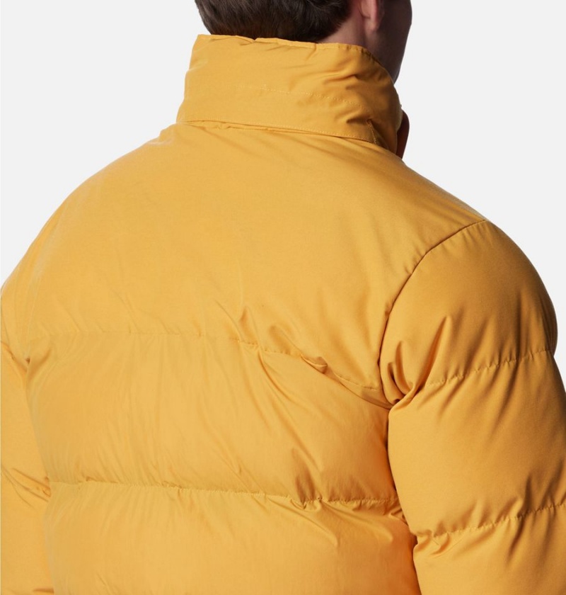 Yellow Columbia Marquam Peak Fusion Insulated Men's Puffer Jacket | 84125OSNE