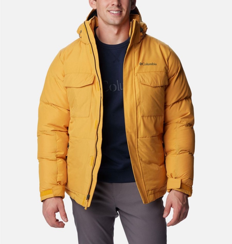 Yellow Columbia Marquam Peak Fusion Insulated Men's Puffer Jacket | 84125OSNE