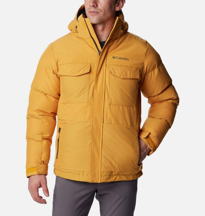 Yellow Columbia Marquam Peak Fusion Insulated Men\'s Puffer Jacket | 84125OSNE