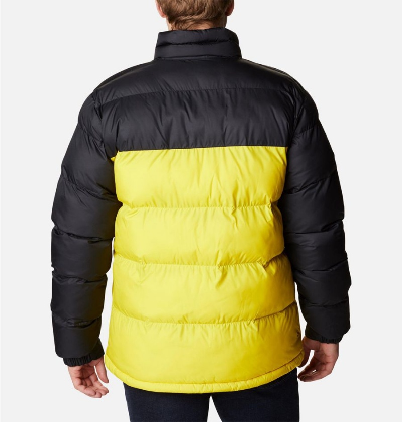 Yellow Columbia Pike Lake Insulated Men's Puffer Jacket | 06831NXVZ