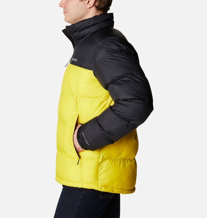 Yellow Columbia Pike Lake Insulated Men's Puffer Jacket | 06831NXVZ