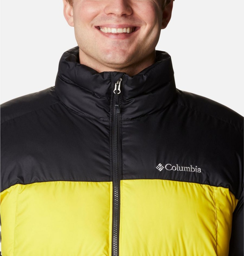 Yellow Columbia Pike Lake Insulated Men's Puffer Jacket | 06831NXVZ