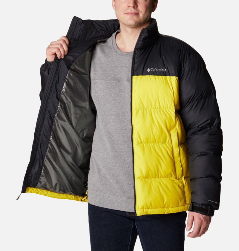 Yellow Columbia Pike Lake Insulated Men's Puffer Jacket | 06831NXVZ