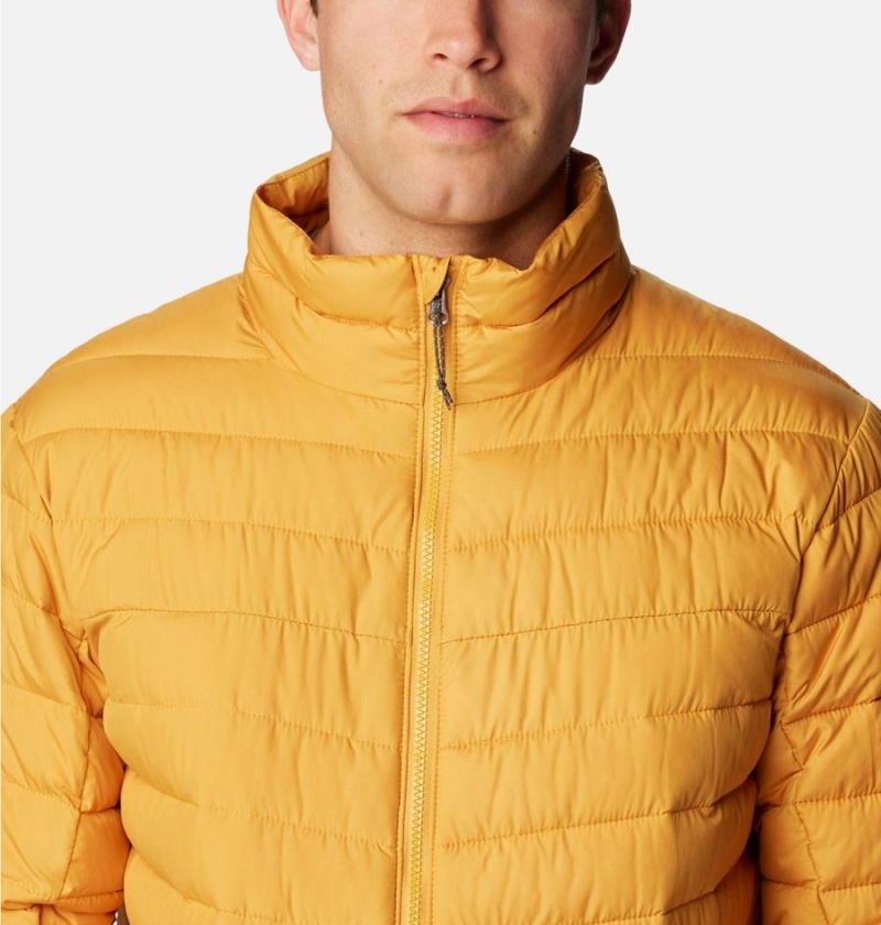 Yellow Columbia Slope Edge Insulated Men's Puffer Jacket | 81703FRJH