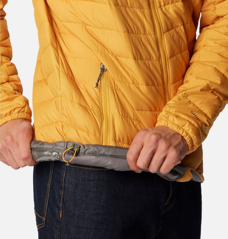 Yellow Columbia Slope Edge Insulated Men's Puffer Jacket | 81703FRJH