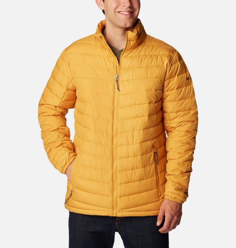 Yellow Columbia Slope Edge Insulated Men\'s Puffer Jacket | 81703FRJH