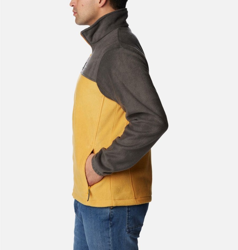 Yellow Columbia Steens Mountain 2.0 Full Zip Men's Fleece Jacket | 79260MCOT