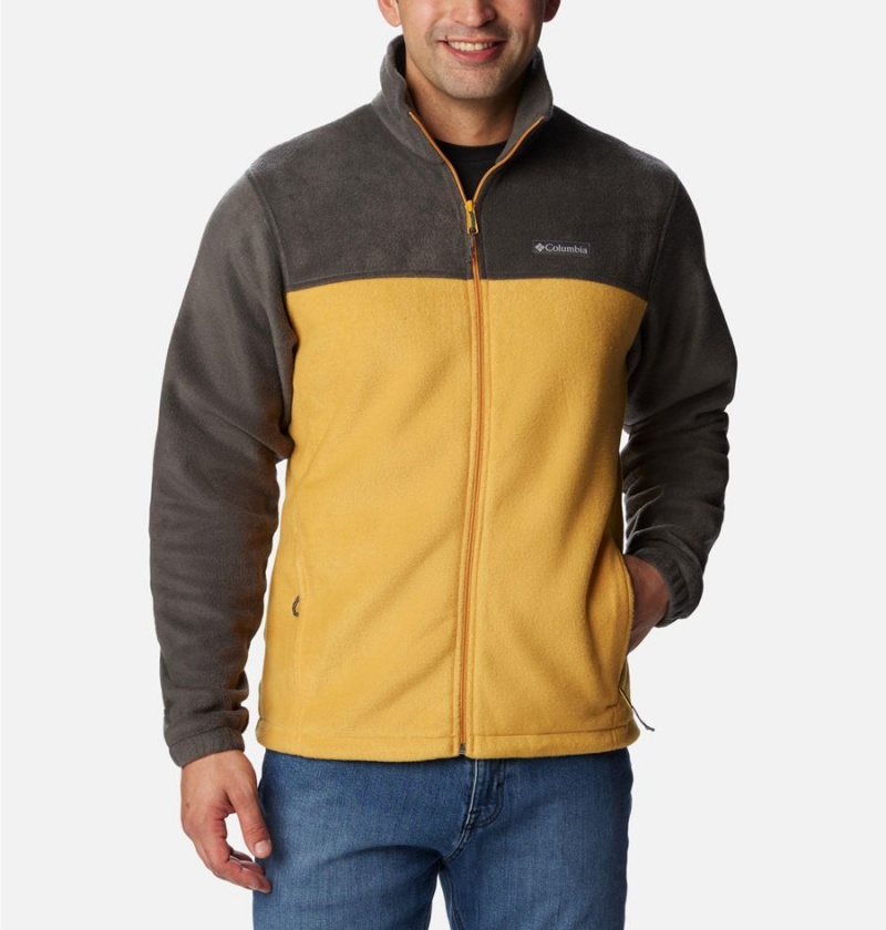 Yellow Columbia Steens Mountain 2.0 Full Zip Men\'s Fleece Jacket | 79260MCOT