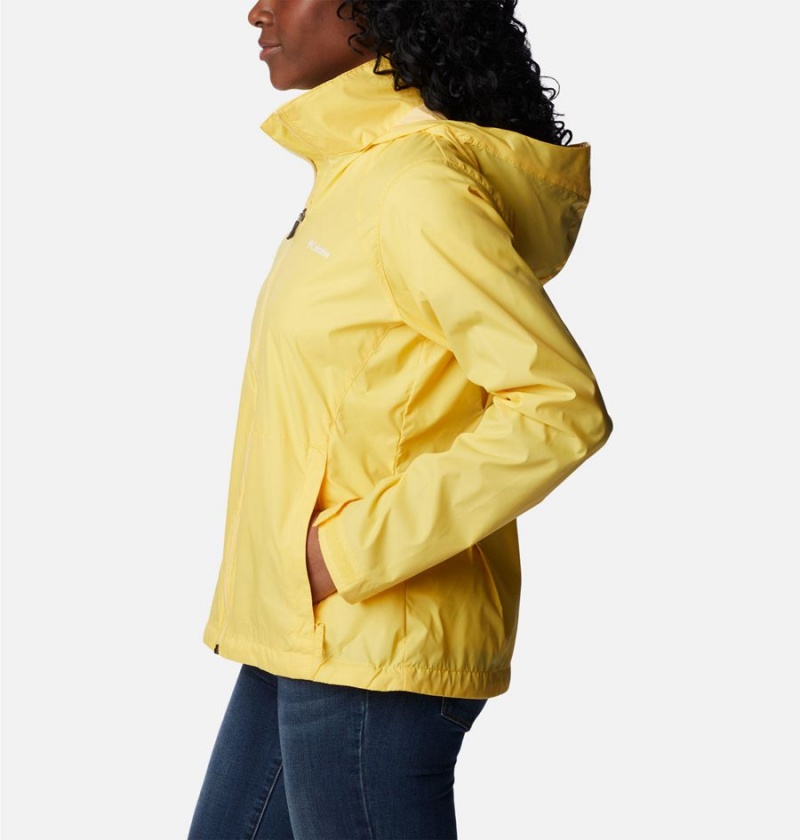 Yellow Columbia Switchback III Women's Rain Jacket | 86352NJDL