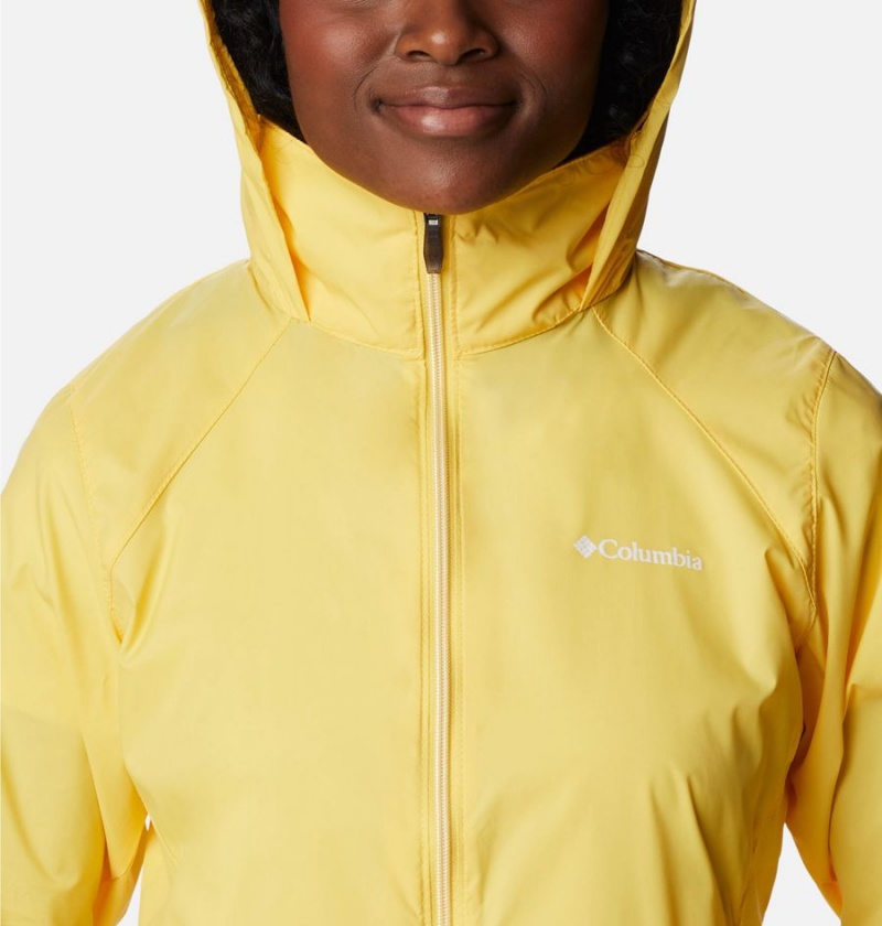 Yellow Columbia Switchback III Women's Rain Jacket | 86352NJDL