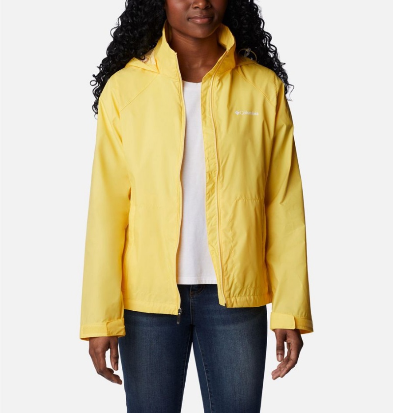 Yellow Columbia Switchback III Women's Rain Jacket | 86352NJDL