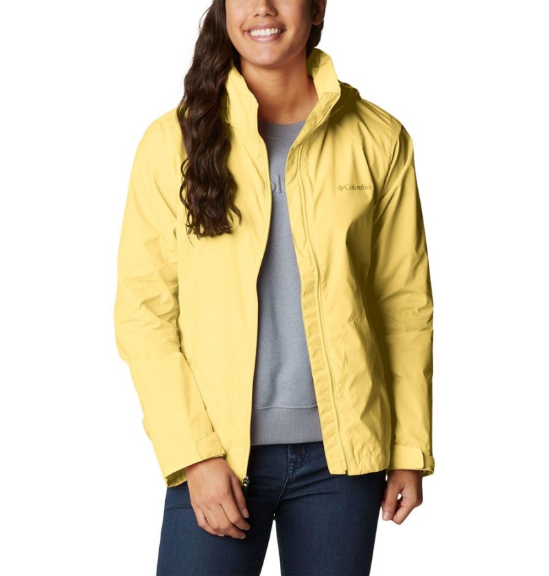 Yellow Columbia Switchback III Women's Rain Jacket | 86352NJDL