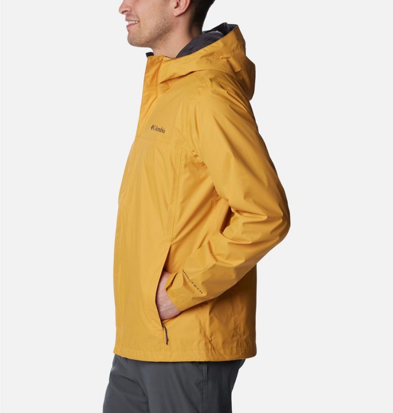 Yellow Columbia Watertight II Men's Rain Jacket | 50961KSNJ