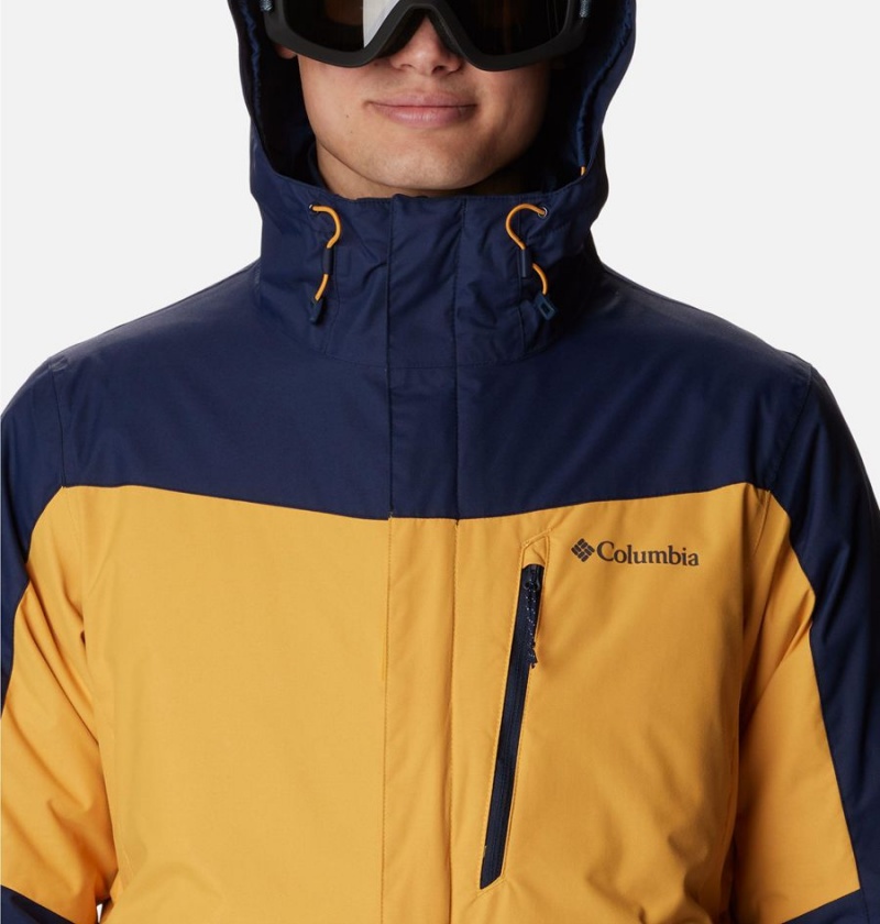 Yellow Columbia Whirlibird IV Interchange Men's Ski Jacket | 91726CQRT