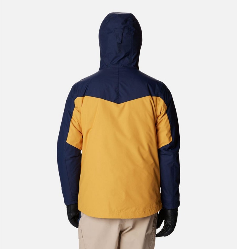 Yellow Columbia Whirlibird IV Interchange Men's Ski Jacket | 91726CQRT